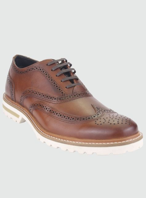 Zapato Ferracini Hombre 3403 Café Casual-2