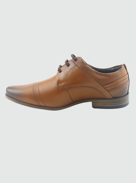 Zapato Ferracini Hombre 6065 Café Casual-1