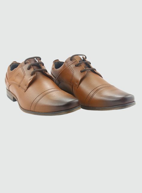 Zapato Ferracini Hombre 6065 Café Casual-4