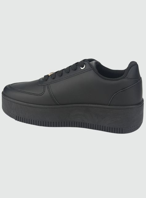 Zapatilla Chalada Mujer Metta-12 Negro Urbano-1