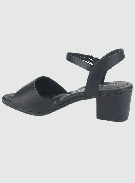 Sandalia Comfortflex Mujer 2357402 Negro Casual-1
