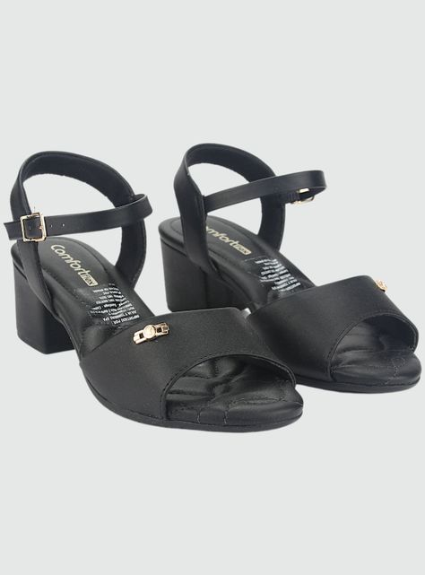 Sandalia Comfortflex Mujer 2357402 Negro Casual-4