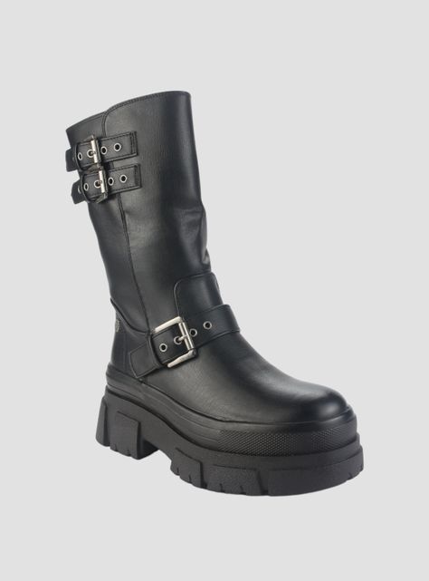 Botin Chalada Mujer Fley-1 Negro Casual-2
