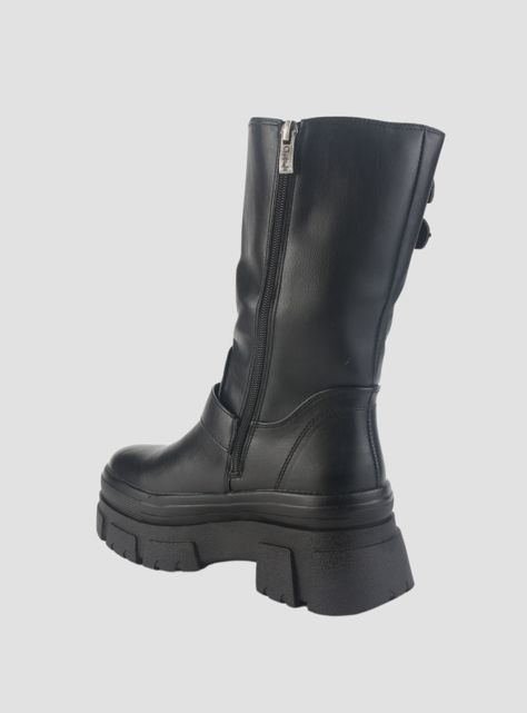 Botin Chalada Mujer Fley-1 Negro Casual-3