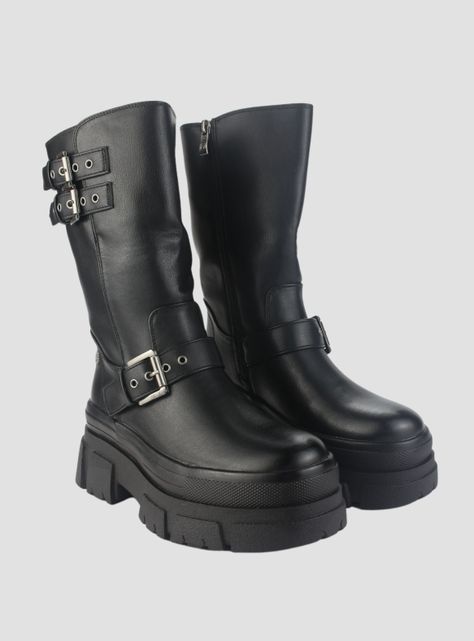 Botin Chalada Mujer Fley-1 Negro Casual-4