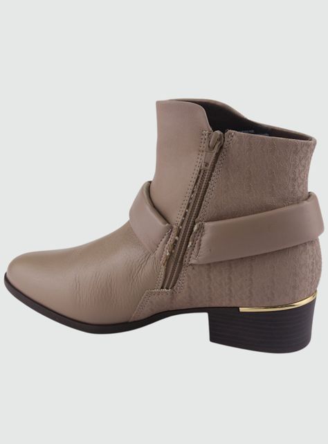 Botin Comfortflex Mujer 2269303 Beige Moda-1