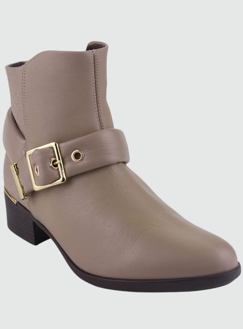 Botin Comfortflex Mujer 2269303 Beige Moda-2