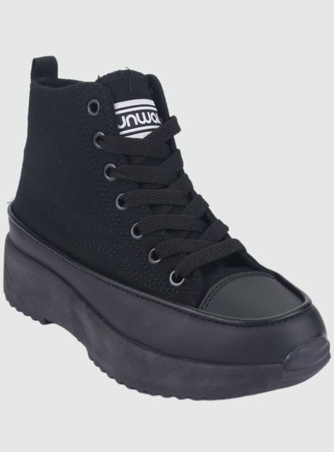 Zapatilla Funway Mujer Biggerh-1 Negro Urbano-2