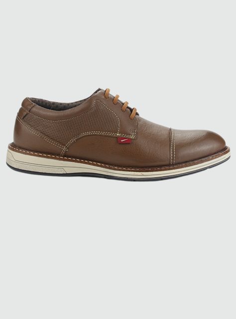 Zapato Ferracini Hombre 6151-675 E Tabaco Casual-0