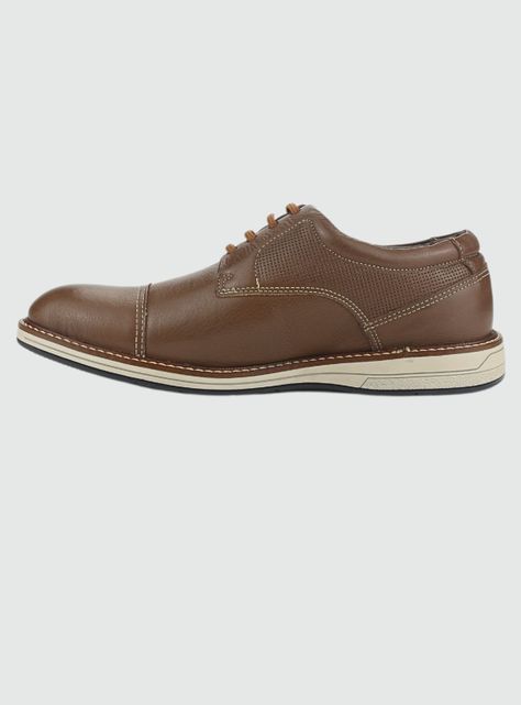 Zapato Ferracini Hombre 6151-675 E Tabaco Casual-1