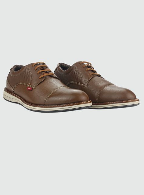 Zapato Ferracini Hombre 6151-675 E Tabaco Casual-4