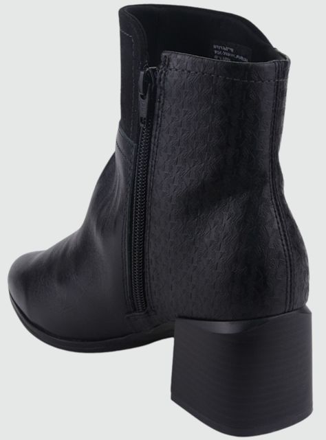 Botin Comfortflex Mujer 2298302 Negro Casual-3
