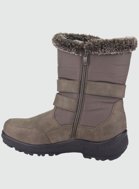 Botin Chalada Mujer Winter-7 Taupe Casual-1
