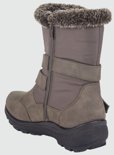 Botin Chalada Mujer Winter-7 Taupe Casual-3