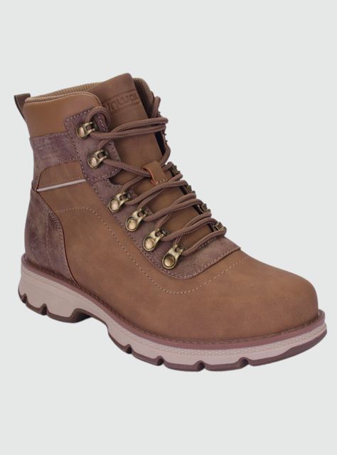 Botin Funway Mujer Colina-1 Café Casual-0