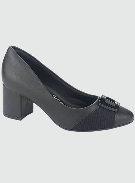 Zapato Comfortflex Mujer 2354403 Negro Casual-0