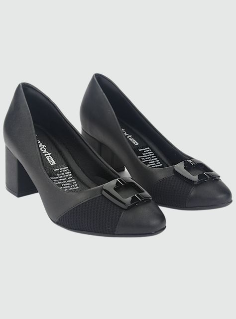 Zapato Comfortflex Mujer 2354403 Negro Casual-4