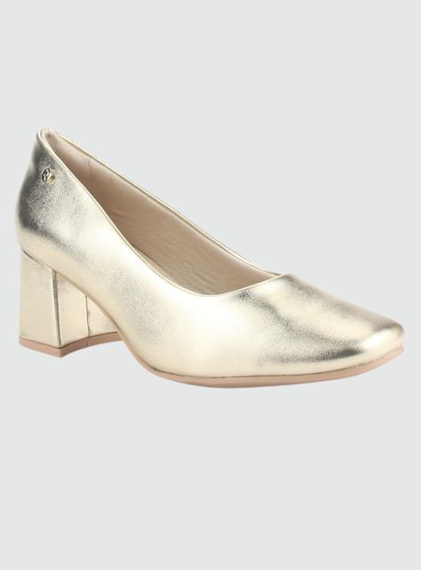 Zapato Chalada Mujer 2417101 Dorado Casual-2