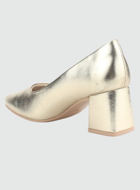Zapato Chalada Mujer 2417101 Dorado Casual-3