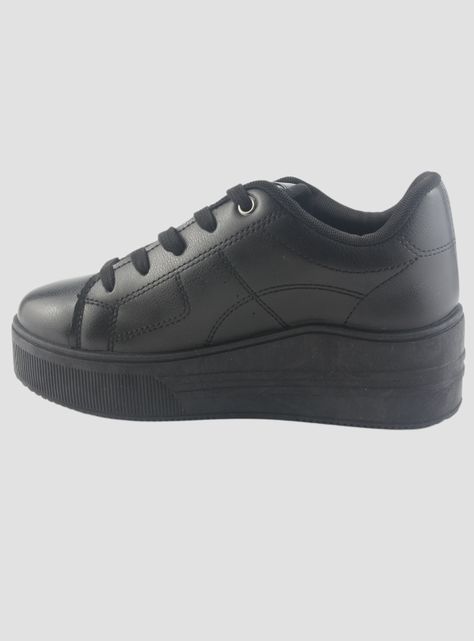Zapatilla Chalada Mujer Memphi-1 Negro Urbano-1