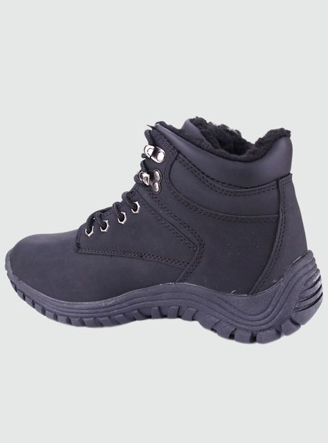 Botin Funway Mujer Snow-1 Negro Casual-1