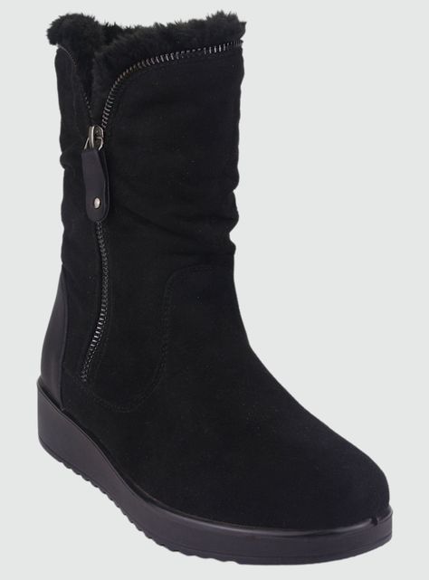Botin Chalada Mujer Humen-1 Negro Casual-2