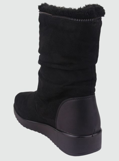 Botin Chalada Mujer Humen-1 Negro Casual-3
