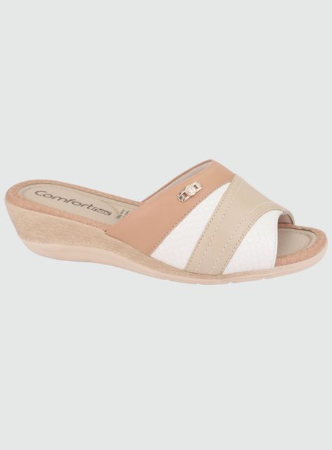 Sandalia Comfortflex Mujer 2296401 Beige Moda-0