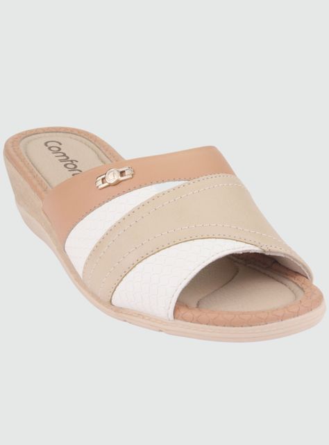 Sandalia Comfortflex Mujer 2296401 Beige Moda-2