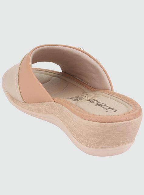 Sandalia Comfortflex Mujer 2296401 Beige Moda-3