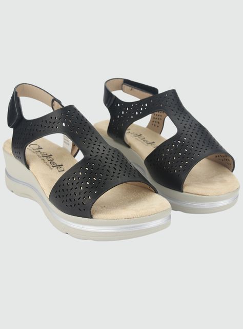 Sandalia Chalada Mujer Fairly-3 Negro Casual-4