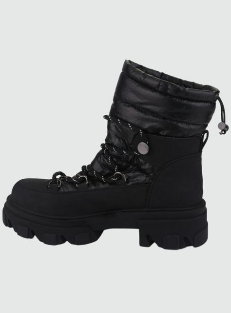 Botin Chalada Mujer Karl-9 Negro Moda-1