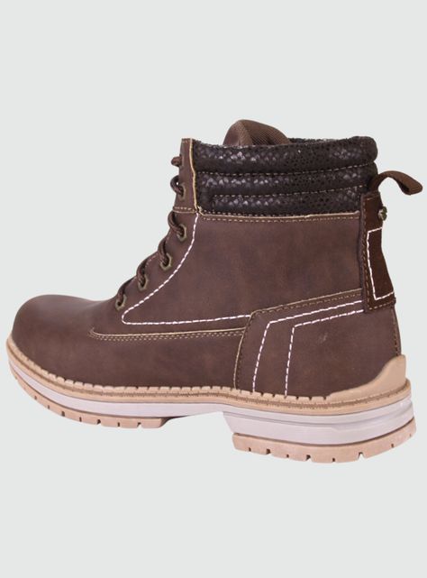 Botin Funway Mujer Fully-1 Café Casual-1