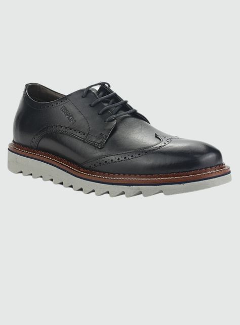 Zapato Ferracini Hombre 5876 F Preto Casual-2