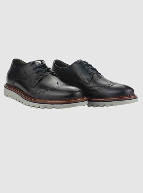 Zapato Ferracini Hombre 5876 F Preto Casual-4