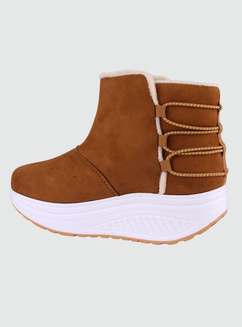 Botin Funway Mujer Tija-5 Camel Casual-1