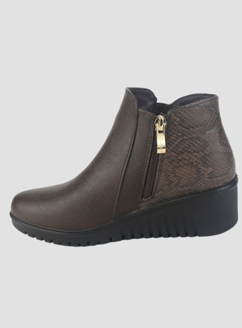 Botin Chalada Mujer Lili-1 café Casual-1