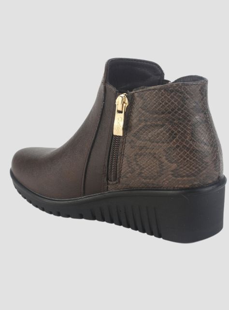 Botin Chalada Mujer Lili-1 café Casual-3