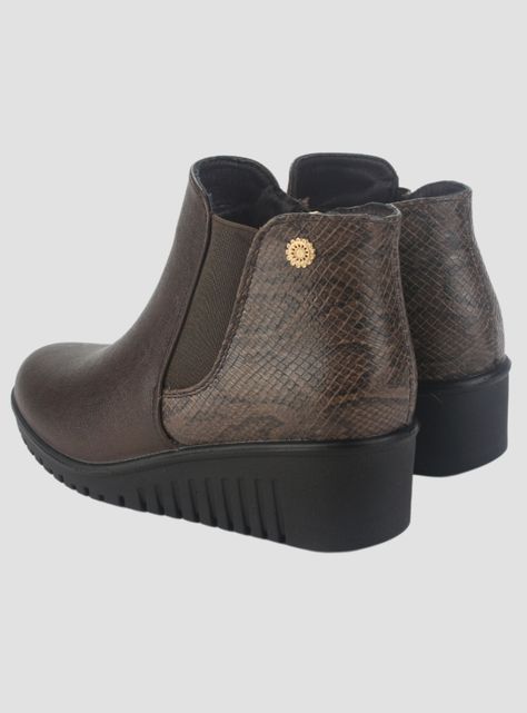 Botin Chalada Mujer Lili-1 café Casual-5