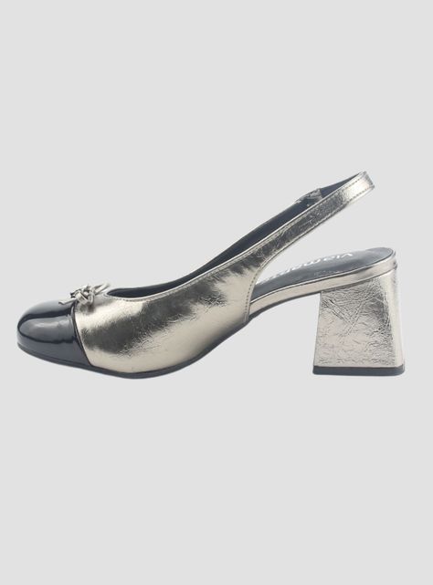 Zapato Via Marte Mujer 067-001-01 Dorado Casual-1