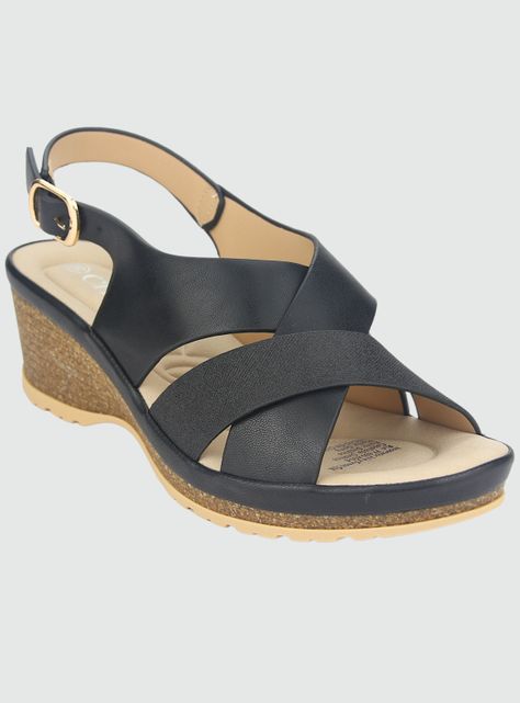 Sandalia Chalada Mujer Ica-30 Negro Casual-2