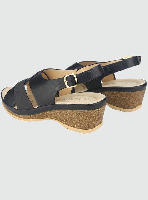 Sandalia Chalada Mujer Ica-30 Negro Casual-5