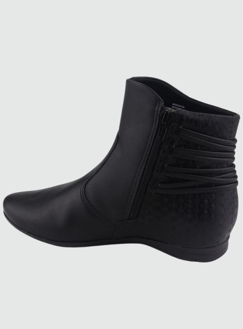 Botin Comfortflex Mujer 2291303 Negro Casual-1