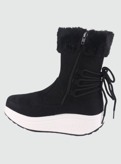 Botin Funway Mujer Tija-34 Negro Casual-1