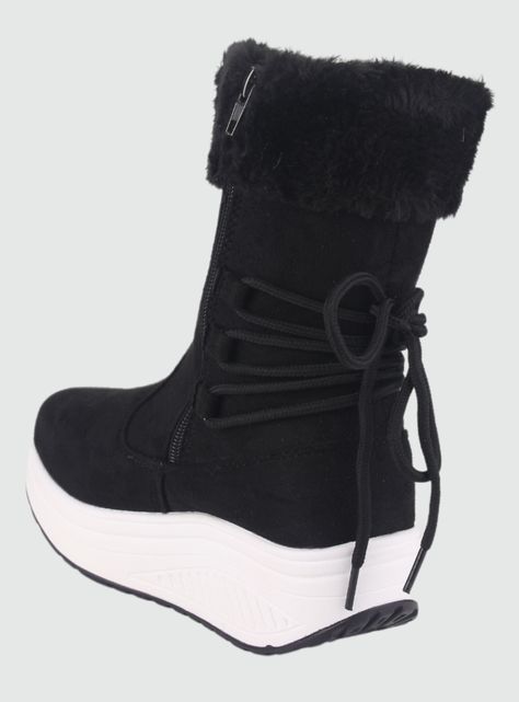 Botin Funway Mujer Tija-34 Negro Casual-2