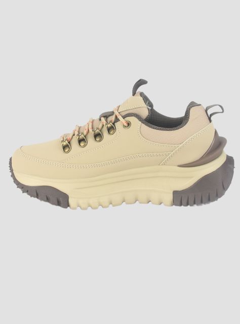 Zapatilla Funway Mujer Volkan-1 Beige Outdoor-1