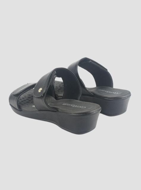 Sandalia Comfortflex Mujer 2472402 Negro Casual-5
