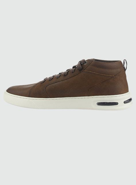 Zapatilla Ferracini Hombre 1828 N Chocolate Casual-1
