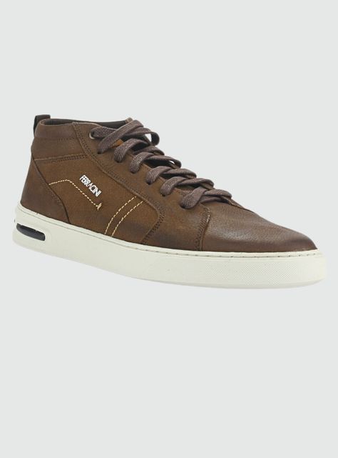 Zapatilla Ferracini Hombre 1828 N Chocolate Casual-2