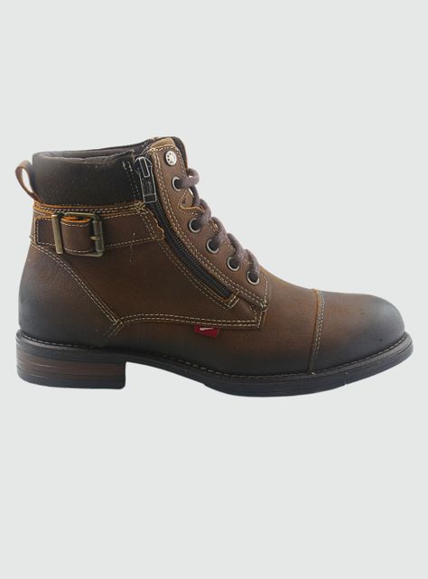 Botin Ferracini Hombre 9873 York Café Casual-0